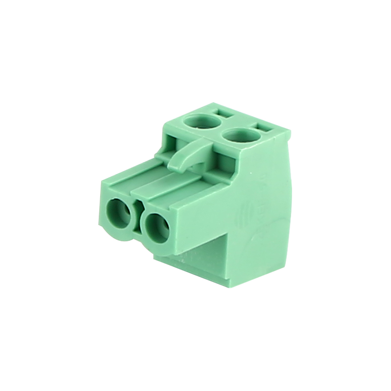 2P Male Terminal Block för Din Rail-kapsling