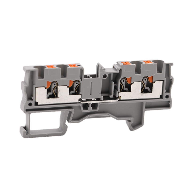 32A 800V Spring Type Rail Terminalblock Din Rail Monterad