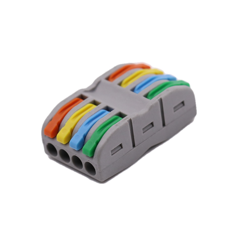 5 In 5 Out Färgglad Inline Electronic Fast Wire Connector