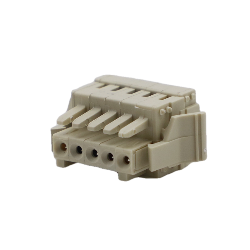 Horisontell hona 3,5 mm 10A 5-stifts pluggbart terminalblock