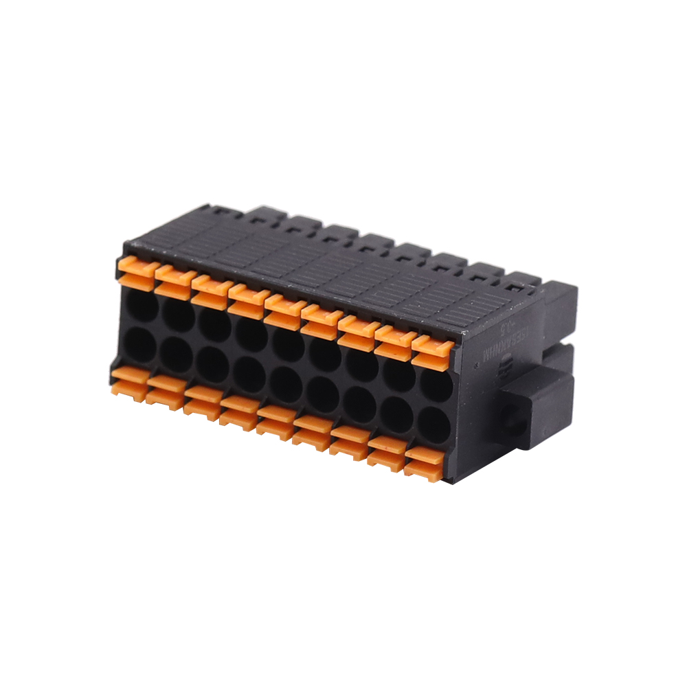 Skruvlöst pluggbart terminalblock 3.5MM hantyp