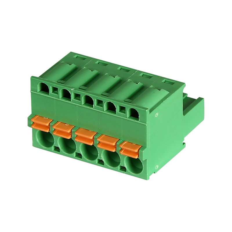 Skruvlöst pluggbart terminalblock 5.0MM