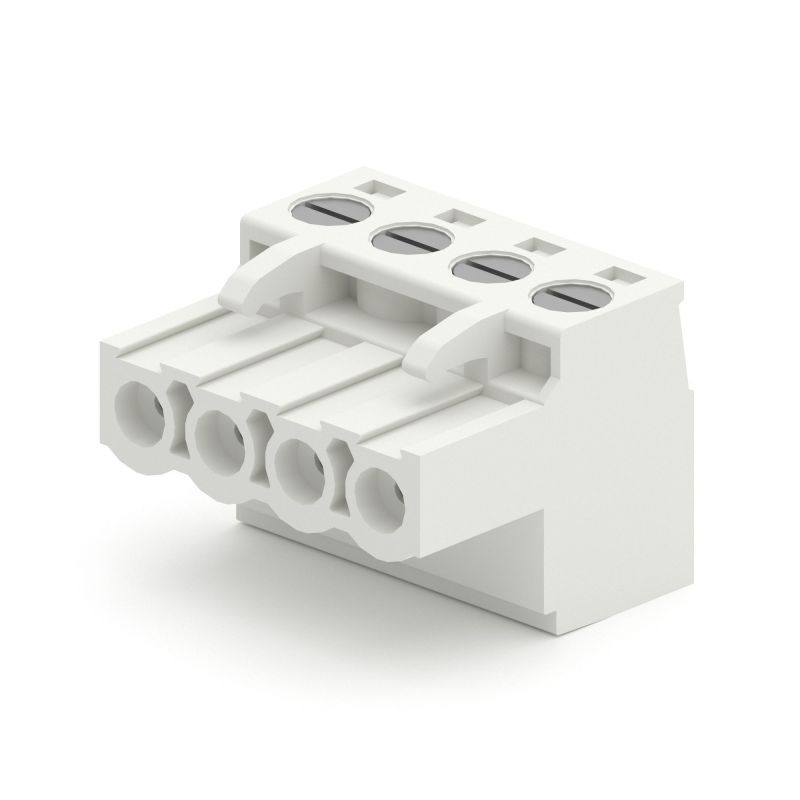 Kopplingsplint för Din Rail-kapsling Färg Vit