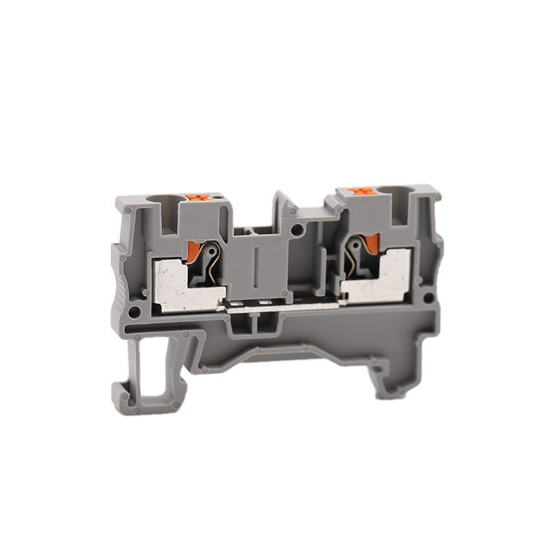 UK Spring Type Rail Terminalblock Din Rail Mounted